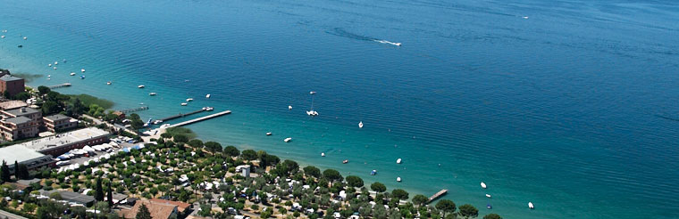 Veduta aerea lago di Garda - Bardolino